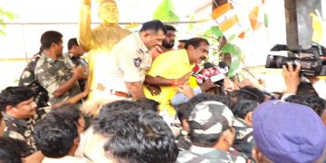 పేదలు, మహిళల ఇళ్లకై ఉద్యమించిన ఎమ్మెల్యే నిమ్మల అరెస్ట్‌