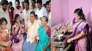 టీ ఇచ్చి, ఆపై పింఛను అందించి..