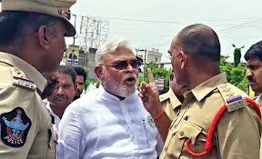 పోలీసులపై అంబటి దురుసు ప్రవర్తన