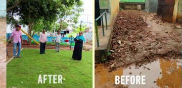 పాఠశాలను అద్భుతంగా తీర్చిదిద్దారు