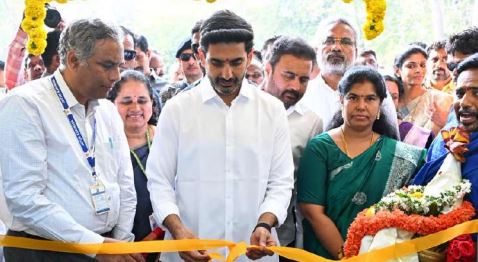 కాకినాడ జేఎన్టీయూలో పీజీ బాయ్స్ హాస్టల్ భవనాన్ని ప్రారంభించిన మంత్రి లోకేష్