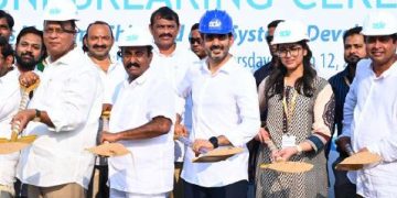 అటానమస్ మారిటైం షిప్ యార్డ్, సిస్టమ్స్ డెవలప్‌మెంట్ సెంటర్‌కు లోకేష్ శంకుస్థాపన