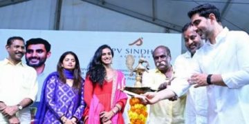 విశాఖలో పీవీ సింధు అకాడమీకి శంకుస్థాపన