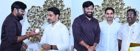 మంత్రి లోకేష్ ను కలిసిన అంధుల క్రికెట్ జట్టు మాజీ కెప్టెన్