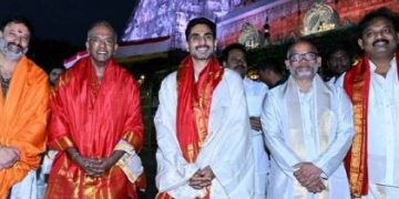 తిరుమలలో మంత్రి నారా లోకేష్