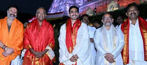 తిరుమలలో మంత్రి నారా లోకేష్